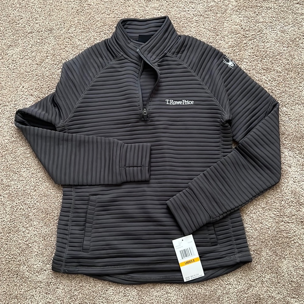 NWT spyder quarter zip